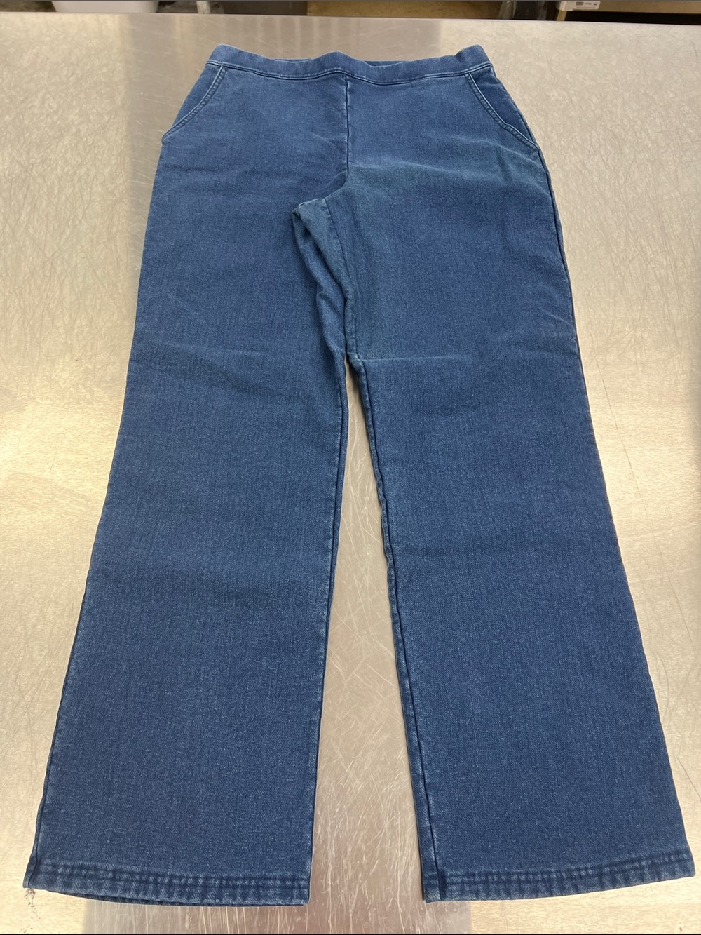 L.L. Bean Fleece Lined Dark Blue Straight Leg Jeans Women’s M